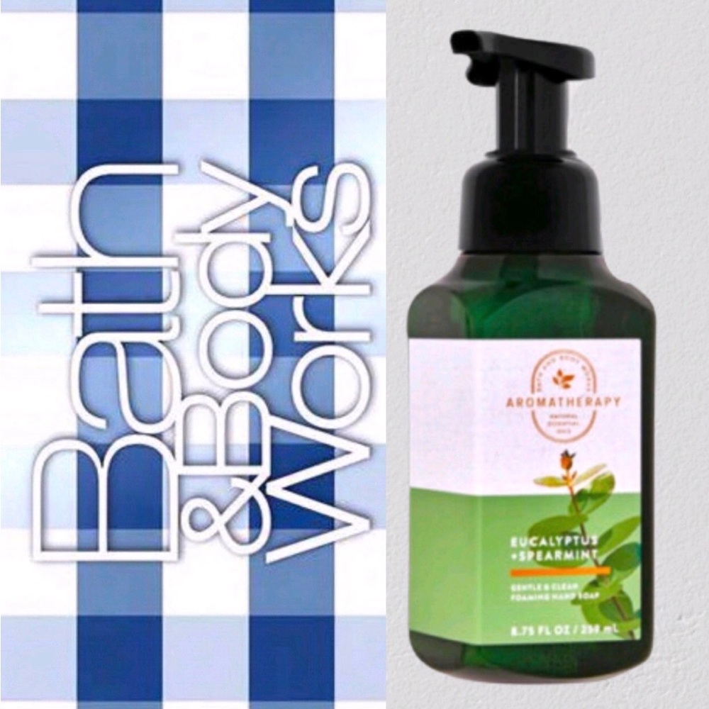2/$16 NEW Bath & Body Works Hand Soap Gentle Foaming EUCALYPTUS SPEARMINT 8.75oz - Picture 1 of 13